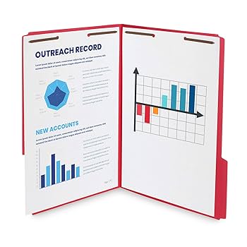 Amazon.co.jp: Blue Summit Supplies レッドファイルフォルダー